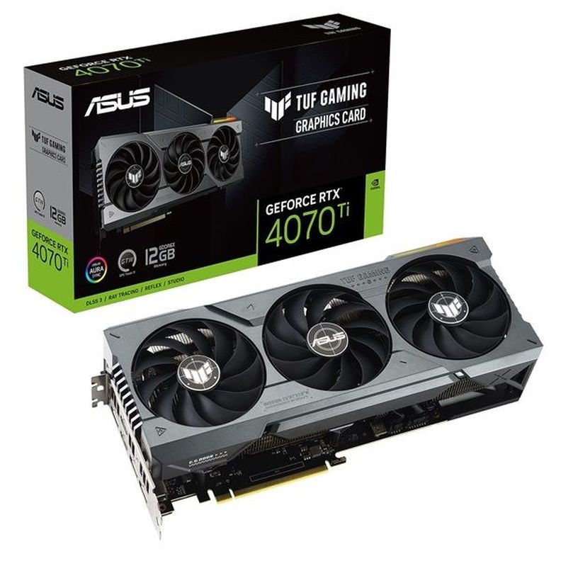 ASUS TUF-RTX4070TI-12G-GAMING nVidia 12GB GDDR6X 192bit PCIe videókártya