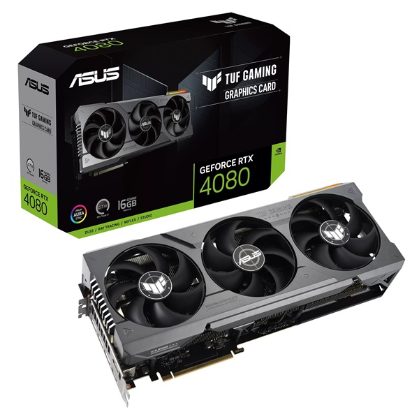 ASUS TUF-RTX4080-16G-GAMING nVidia 16GB GDDR6X 256bit PCIe videókártya