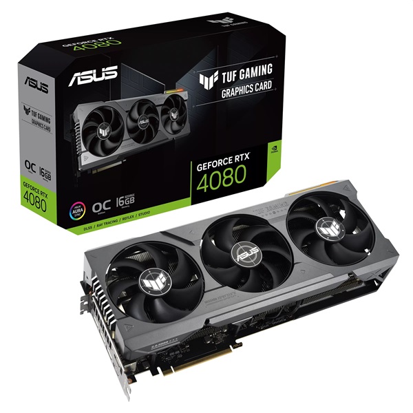ASUS TUF-RTX4080-O16G-GAMING nVidia 16GB GDDR6X 256bit PCIe videókártya
