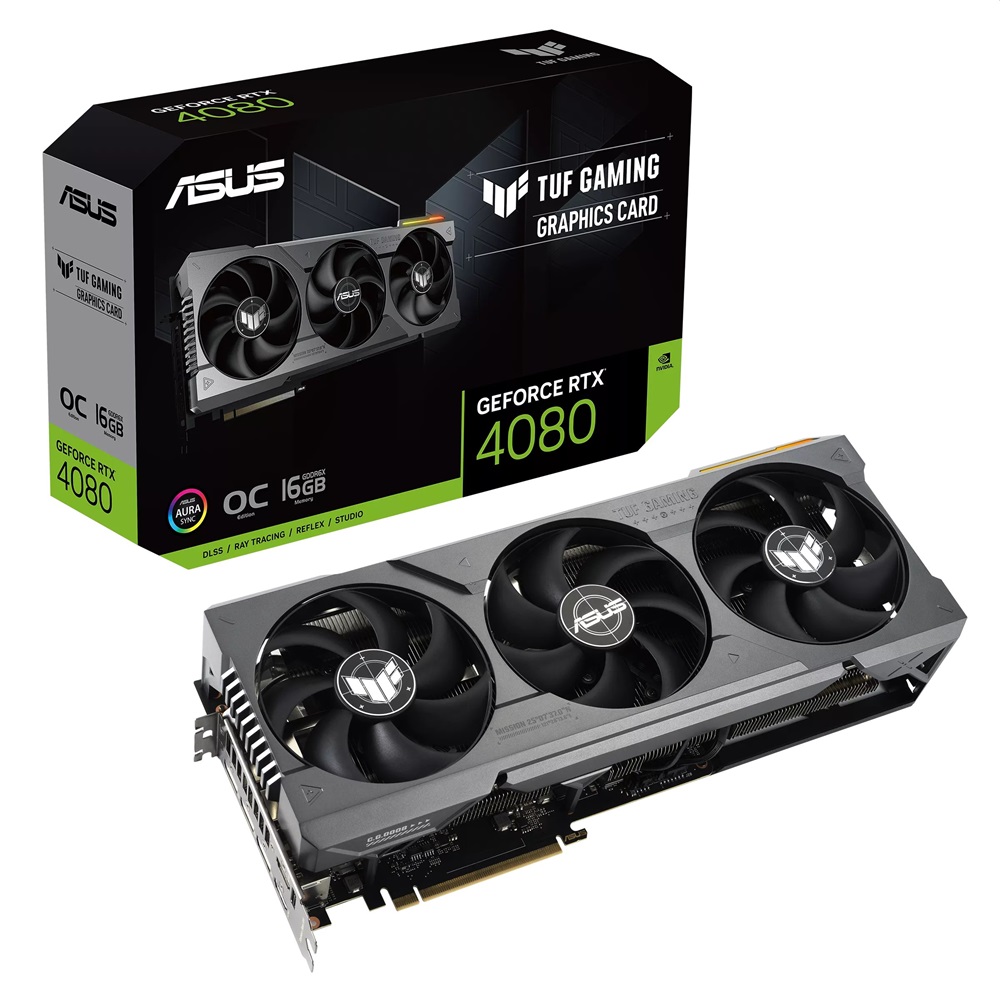 ASUS TUF-RTX4080-O16G-GAMING nVidia 16GB GDDR6X 256bit PCIe videókártya