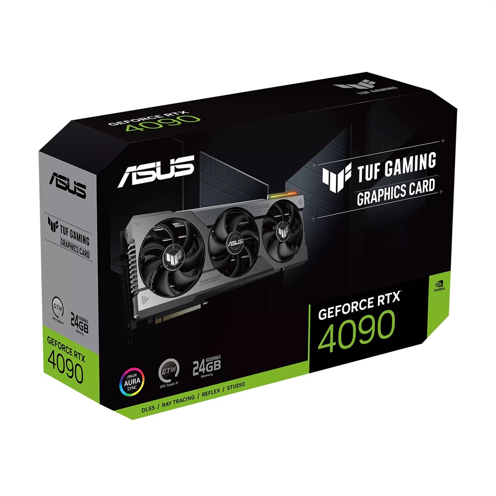 ASUS TUF-RTX4090-24G-GAMING nVidia 24GB GDDR6X 384bit PCIe videókártya