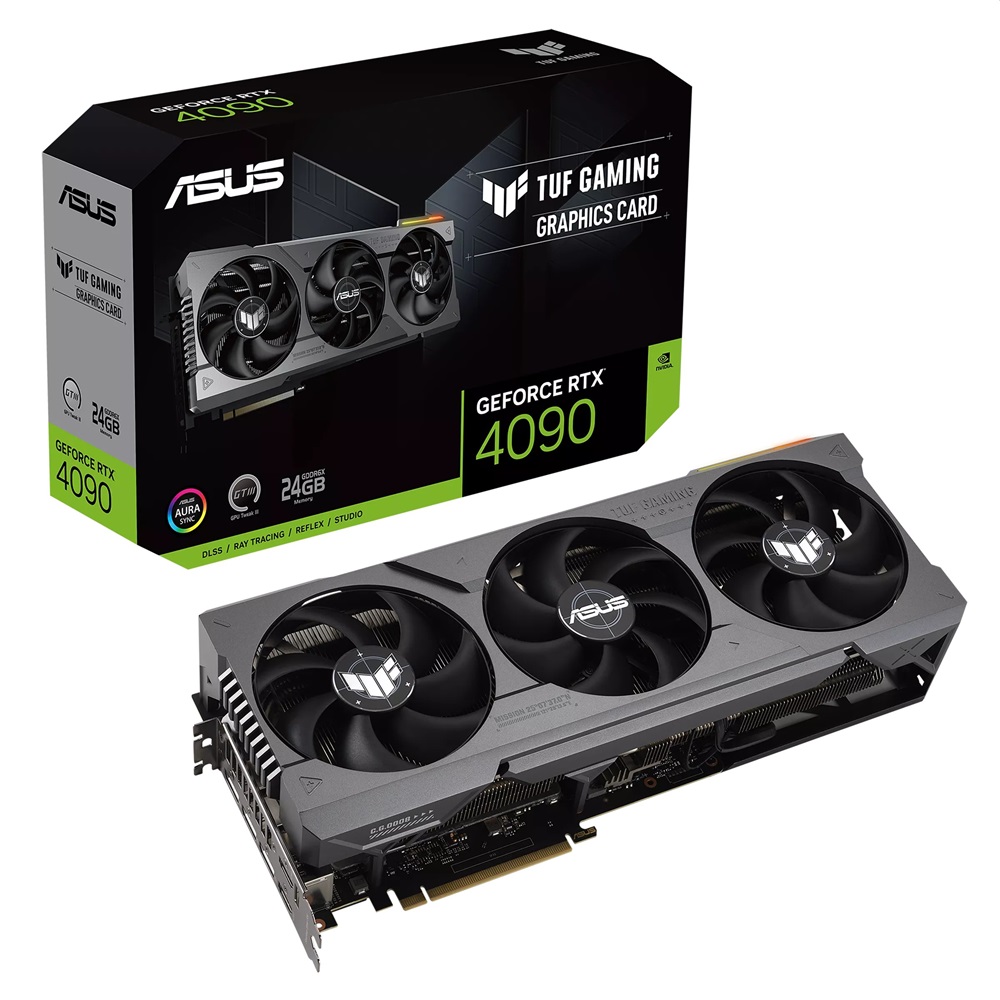 ASUS TUF-RTX4090-24G-GAMING nVidia 24GB GDDR6X 384bit PCIe videókártya