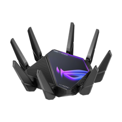 ASUS Wireless Router Quand Band AX16000 1xWAN(2.5Gbps) + 2xWAN/LAN(10Gbps) + 4xLAN(1Gbps)+2 USB, ROG RAPTURE GT-AXE16000