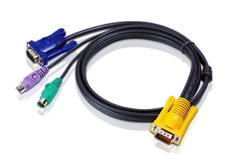 ATEN 2L-5203P KVM Kábel PS/2 VGA 3m