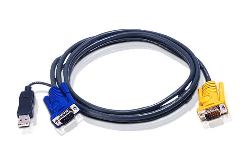 ATEN 2L-5203UP KVM Kábel USB VGA 3m