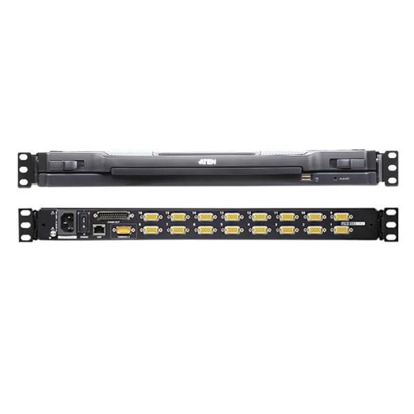 ATEN CL5716IN-ATA-AG LCD 19" KVM Konzol + IP 16PC Switch