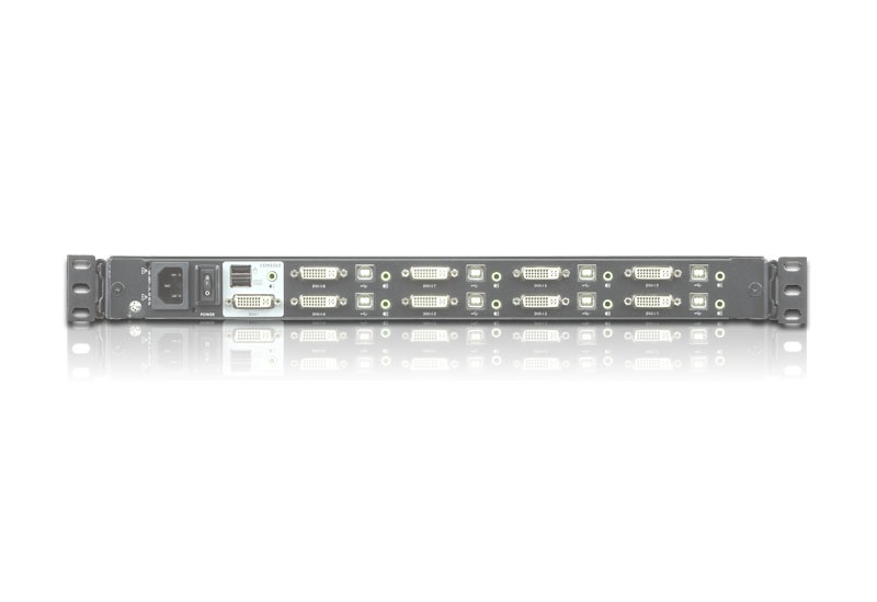 ATEN CL6708MW-ATA-AG LCD 17,3" KVM Konzol + 8PC Switch