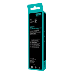 AVAX CB4301 2x 18W USB-A – USB-C gyorstöltő szilikon kábel csomag, 1.5 m, fehér