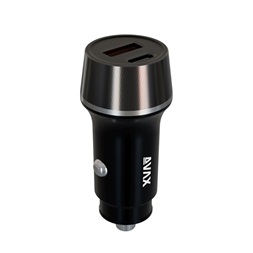 AVAX CC304B CARLY 38W USB-C (PD3.0)+USB-A (QC) autós töltő