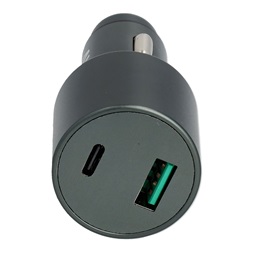 AVAX CC663B CARLY+ 63W Autós töltő USB A (QC)+Type C (PD), fekete
