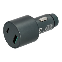 AVAX CC663B CARLY+ 63W Autós töltő USB A (QC)+Type C (PD), fekete