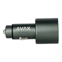AVAX CC665B CARLY+ 83W USB A+Type C fekete autós töltő