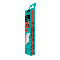 AVAX CH6412 30W GaN USB-C és USB-A gyorstöltő Duo csomag, fehér+rózsaszín