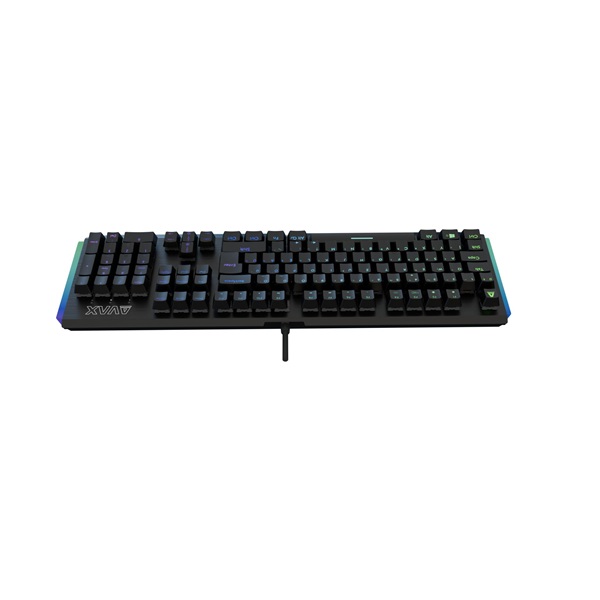 AVAX FS01 Full size HUN vezetékes mechanikus (Outemu piros switch) alumínium billentyűzet