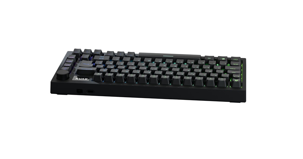 AVAX GM02 75% HUN vezetékes Gasket RGB mechanikus (Outemu barna switch) billentyűzet