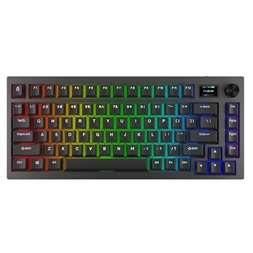 AVAX GM02 PRO 75% HUN Gasket RGB tri-mode mechanikus (Gateron barna switch) billentyűzet