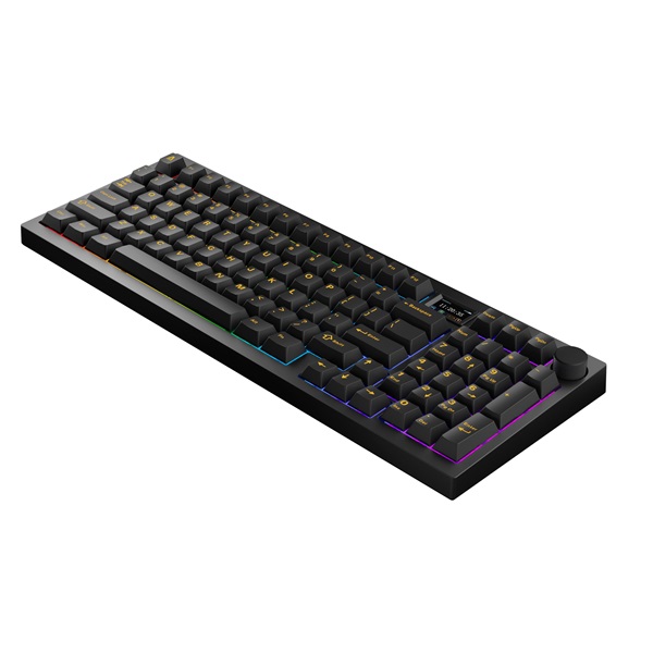 AVAX GM03 PRO 98% HUN Gasket RGB tri-mode mechanikus (Gateron sárga switch) billentyűzet