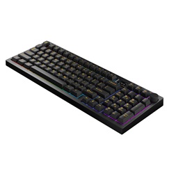AVAX GM03 PRO 98% HUN Gasket RGB tri-mode mechanikus (Gateron sárga switch) billentyűzet