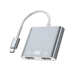 AVAX HB902 PRIME Type C 3.2-2xHDMI 4K60Hz DUAL monitor adapter
