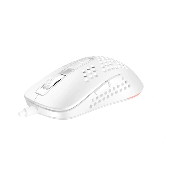 AVAX LW01 PAW3327 RGB fehér gamer egér