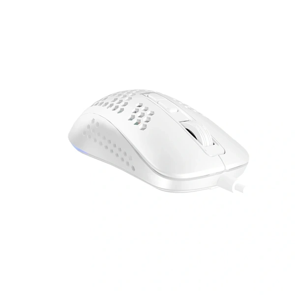 AVAX LW01 PAW3327 RGB fehér gamer egér