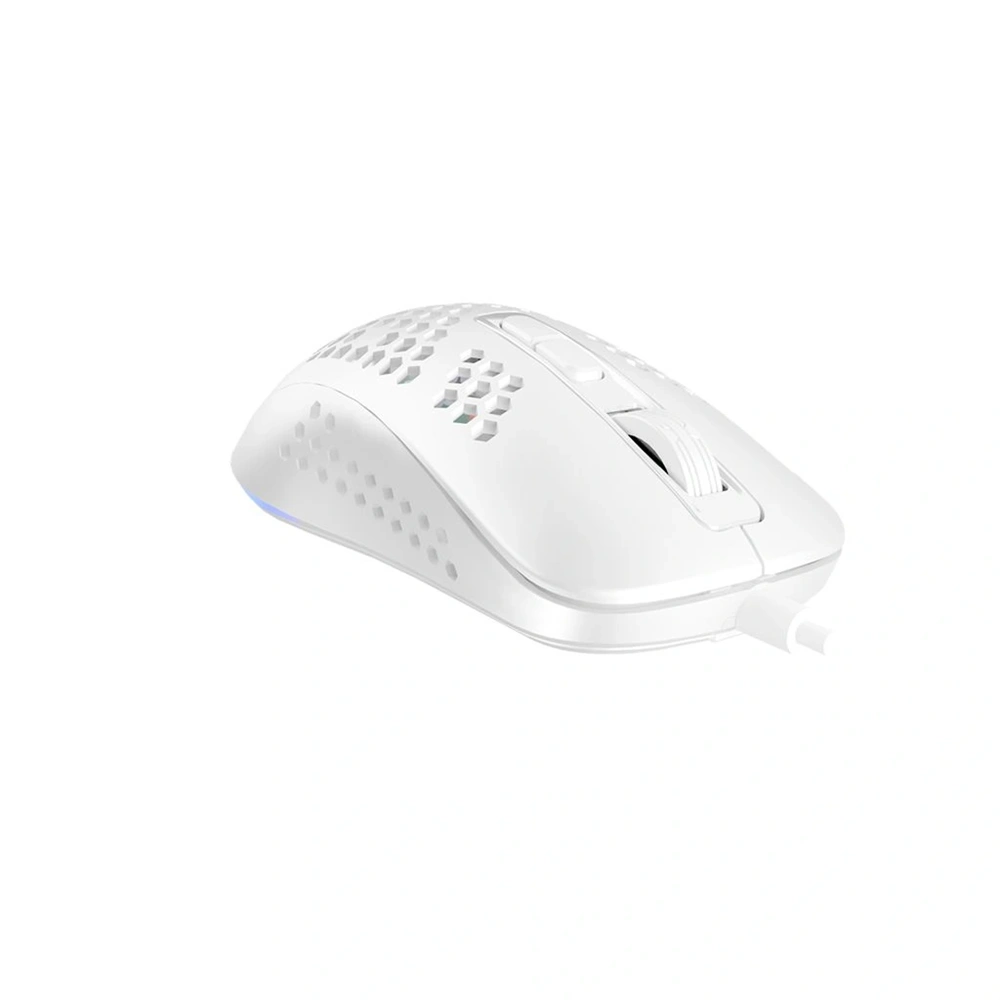 AVAX LW01 PAW3327 RGB fehér gamer egér