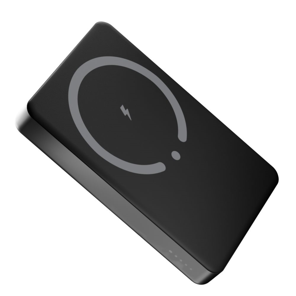 AVAX PB600 FREELY+ 15W Mágneses SLIM Vezeték nélküli Powerbank 10.000mAh + 20W USB-C (PD3.0), szürke