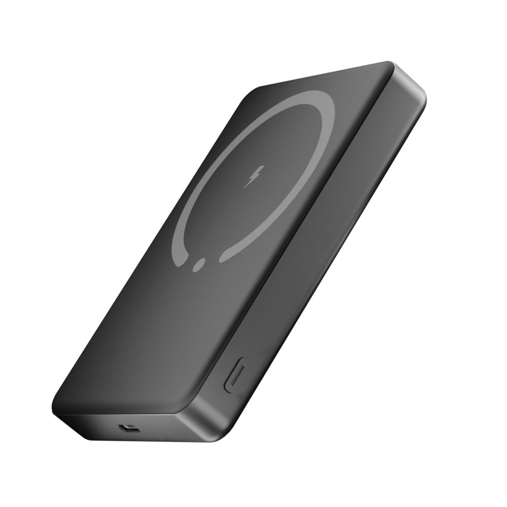 AVAX PB600 FREELY+ 15W Mágneses SLIM Vezeték nélküli Powerbank 10.000mAh + 20W USB-C (PD3.0), szürke