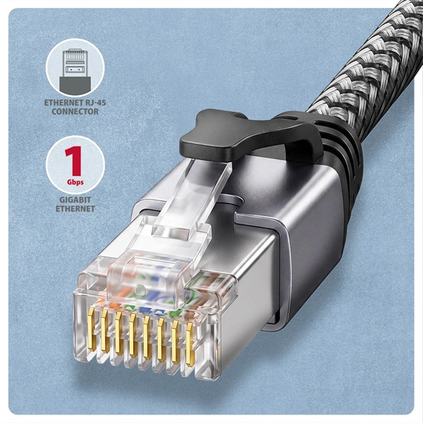 AXAGON ADE-AM30 USB-A Gigabit Ethernet adapter integrált CAT6 hálózati RJ-45 kábellel (3 m)