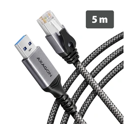 AXAGON ADE-AM50 USB-A Gigabit Ethernet adapter integrált CAT6 hálózati RJ-45 kábellel (5 m)
