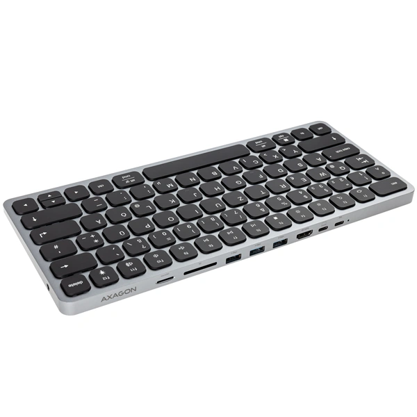 AXAGON HMC-KB-GE Német billentyűzet és hub