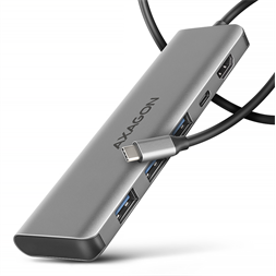 AXAGON HMC-5H USB-C 3.2 Gen 1 3x USB-A 4K HDMI PD 100W hub