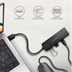 AXAGON HUE-C2A USB-A 5Gbps utazó hub