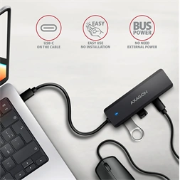 AXAGON HUE-C2C USB-C 5Gbps utazó hub