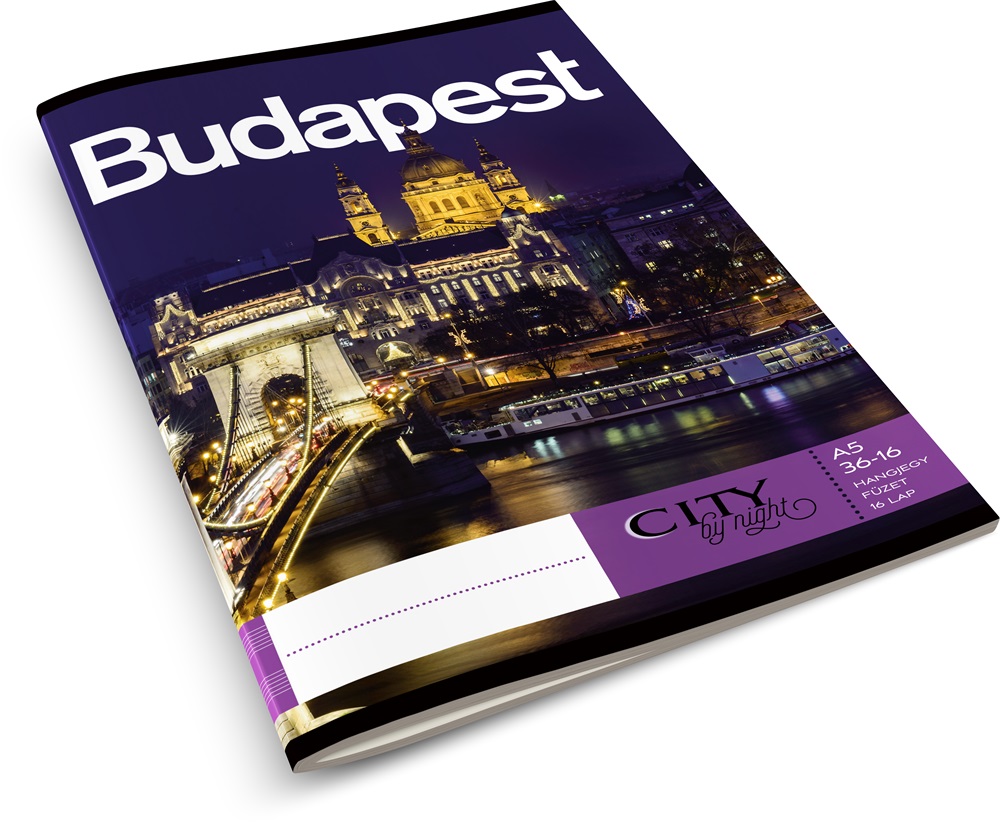 Absolut City By Night A5 36-16 hangjegyfüzet