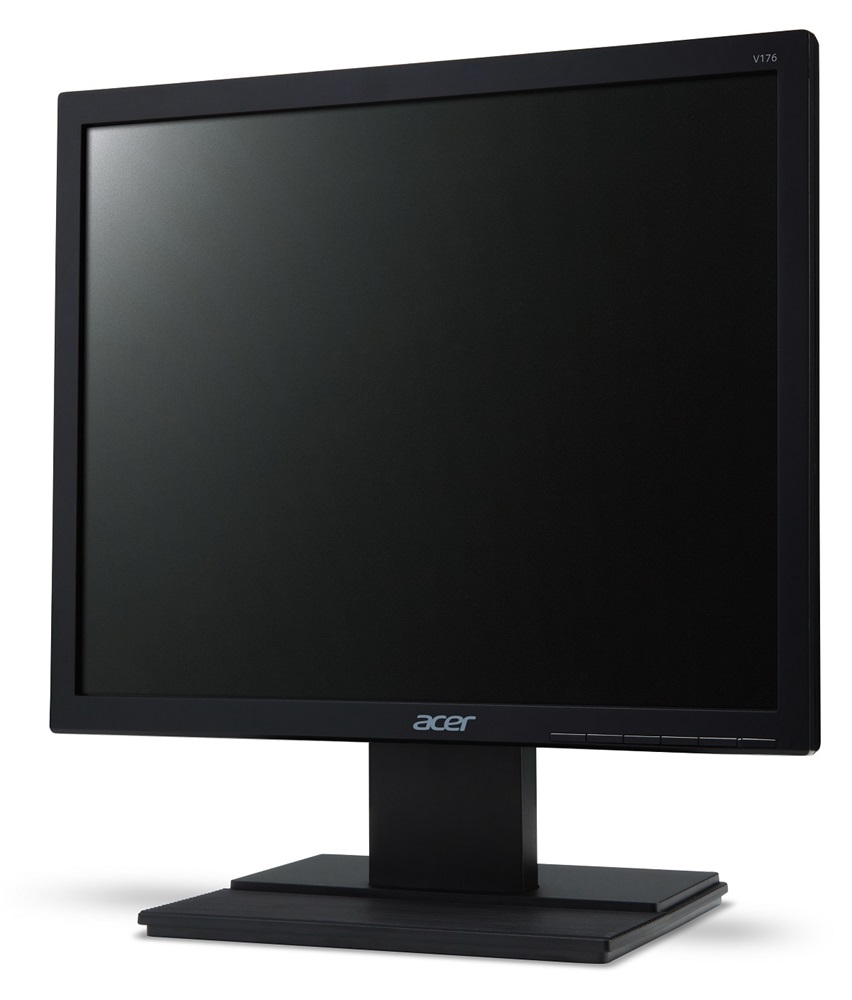 Acer 17" V176Lbmd SXGA TN DVI/VGA fekete multimédiás LED monitor (Újracsomagolt)