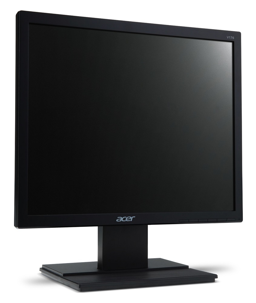 Acer 17" V176Lbmd SXGA TN DVI/VGA fekete multimédiás LED monitor (Újracsomagolt)