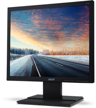 Acer 19" V196LBbmd SXGA IPS VGA/DVI fekete multimédiás LED monitor