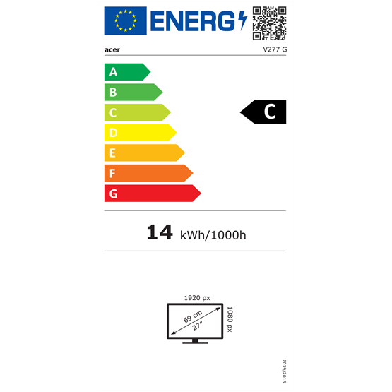 Acer 27" Vero V277GBIP ZeroFrame FHD IPS 120Hz DP/HDMI/VGA monitor