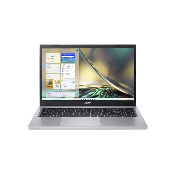 Acer Aspire A315-24P-R11R, 15.6" FHD, AMD Ryzen 3 7320U, 8GB, 512GB SSD, UMA, DOS, ezüst laptop (Újracsomagolt)