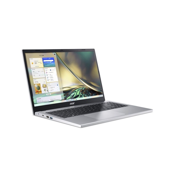 Acer Aspire A315-24P-R11R, 15.6" FHD, AMD Ryzen 3 7320U, 8GB, 512GB SSD, UMA, DOS, ezüst laptop (Újracsomagolt)