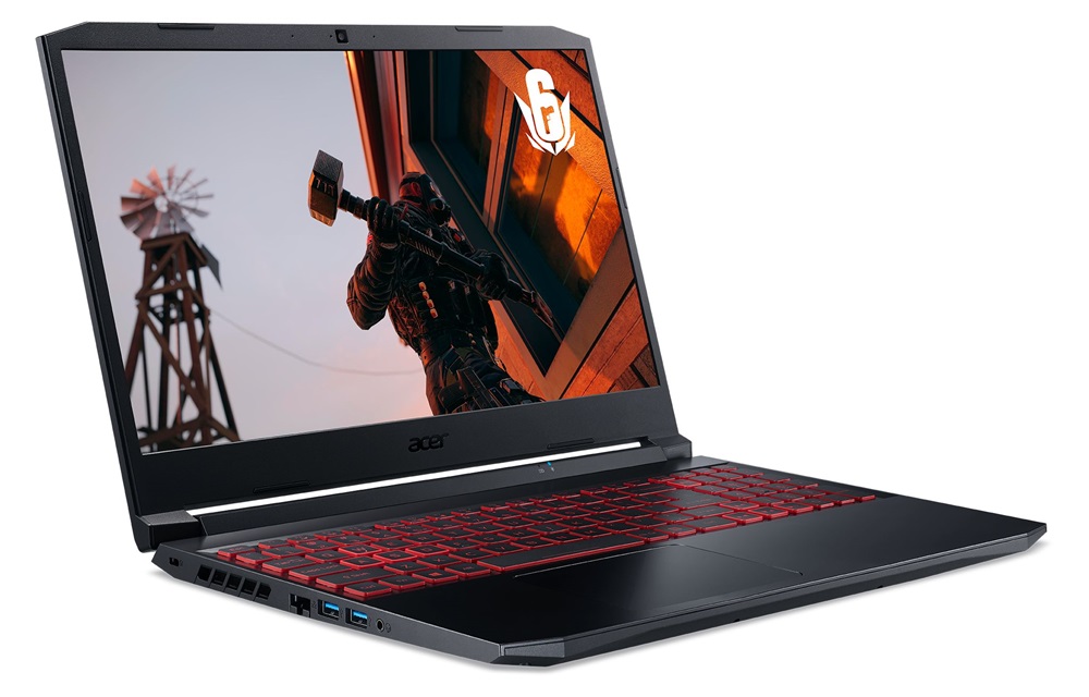 Acer Nitro 5 AN515-45-R6M8 15,6"FHD/AMD Ryzen 5-5600H/8GB/512GB/RTX 3050/fekete laptop