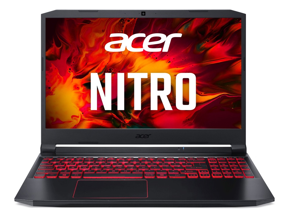 Acer Nitro 5 AN515-55-71GE 15,6"FHD/Intel Core i7-10750H/8GB/512GB/RTX 3050 Ti 4GB/FreeDOS/fekete laptop