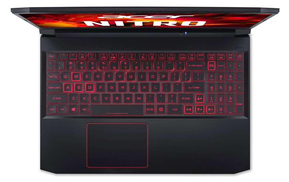 Acer Nitro 5 AN515-55-71GE 15,6"FHD/Intel Core i7-10750H/8GB/512GB/RTX 3050 Ti 4GB/FreeDOS/fekete laptop