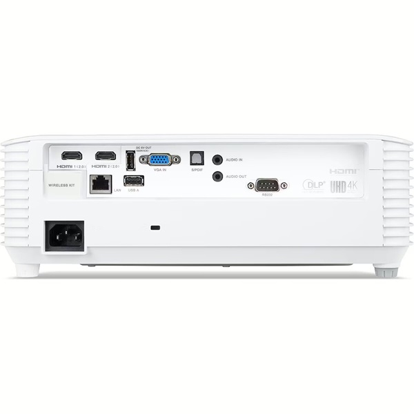 Acer P5827aK UHD 4000L HDMI/USB/Wifi fehér DLP projektor