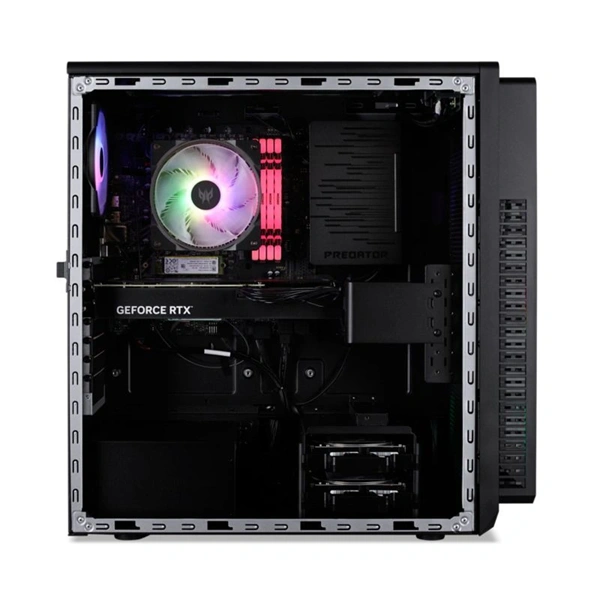 Acer Predator Orion 5000/Core Ultra 7 265F/32GB/2TB SSD/RTX 5070/Win11 Pro/fekete asztali számítógép