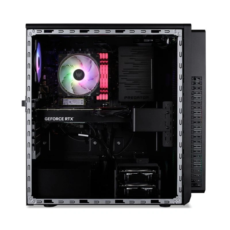 Acer Predator Orion 5000/Core Ultra 7 265F/32GB/2TB SSD/RTX 5070/Win11 Pro/fekete asztali számítógép