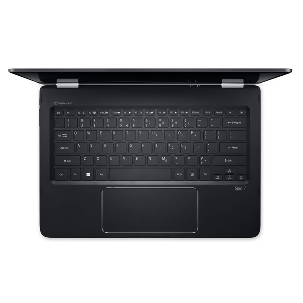 Acer Spin 7 SP714-51-M5MM 14" FHD IPS/Intel Core i7-7Y75/8GB/256GB/Int. VGA/Win10/fekete laptop