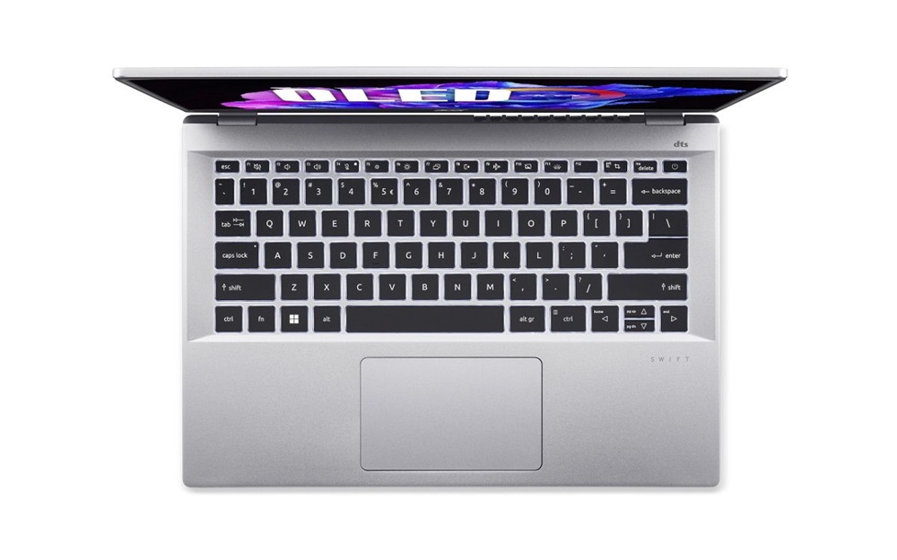 Acer Swift Go SFG14-71-56N8 14"2,8K/Intel Core i5-1335U/8GB/512GB/Int.VGA/Win11/ezüst laptop