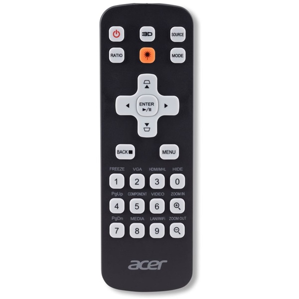 Acer Univerzális távirányító projektorokhoz J1 fekete